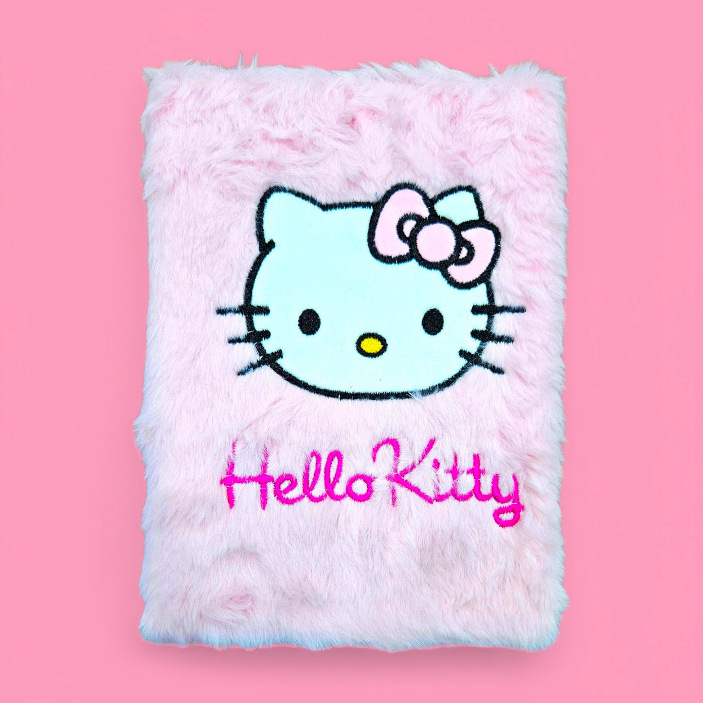 Fancy Note Book Journal A5 Furr Hello Kitty Pink Single Piece