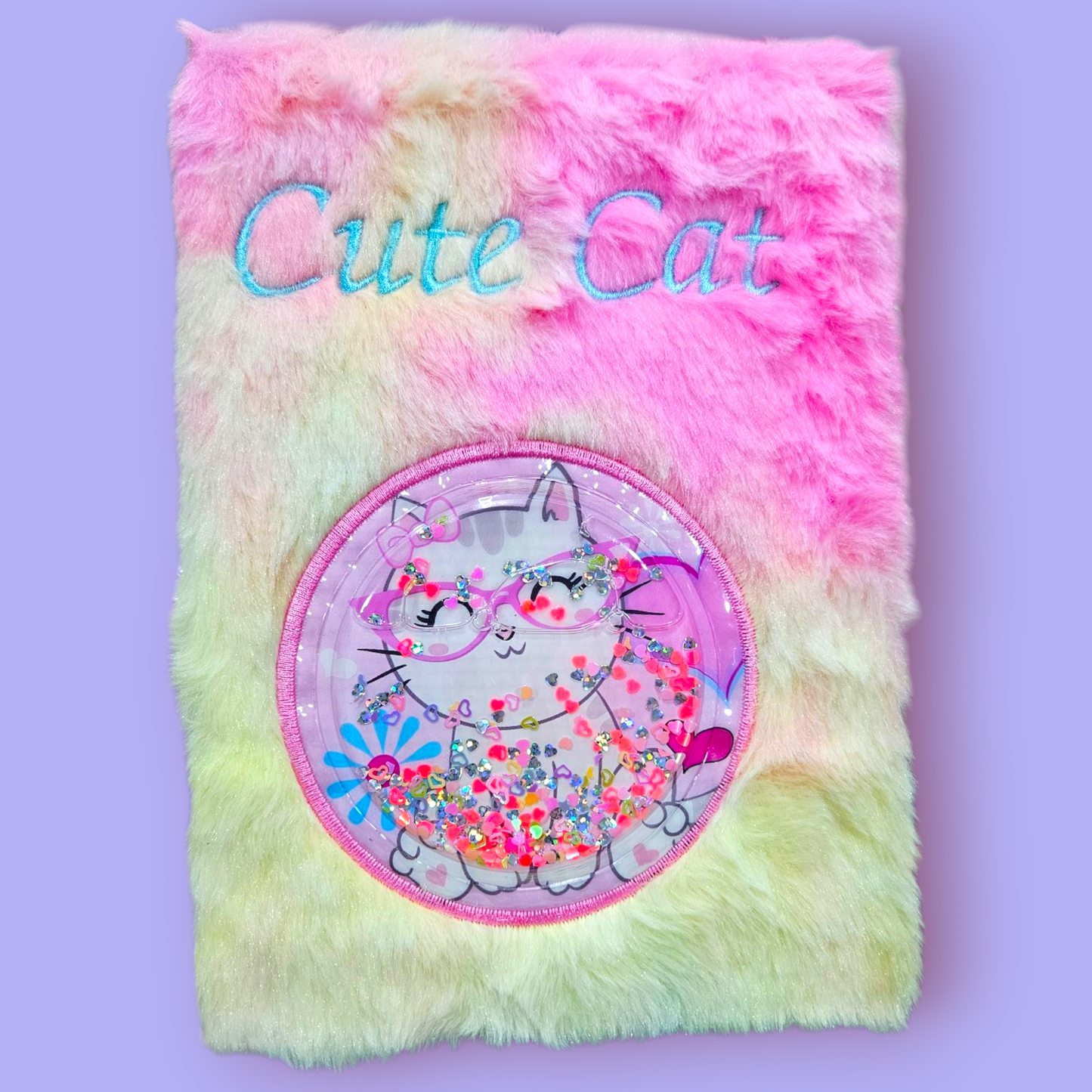 Fancy Note Book Journal A5 Furr Cute Cat Pink Single Piece