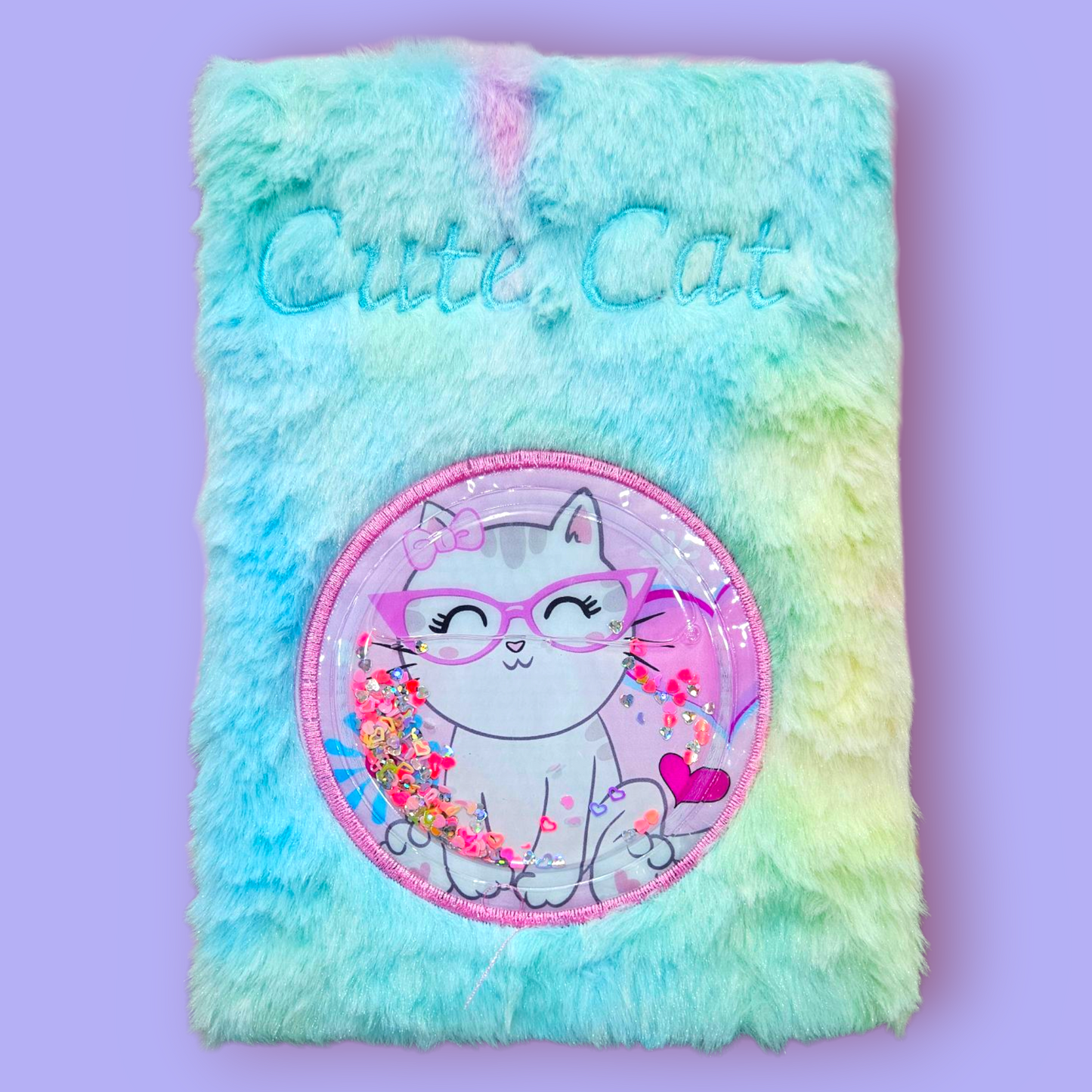 Fancy Note Book Journal A5 Furr Cute Cat Pink Single Piece
