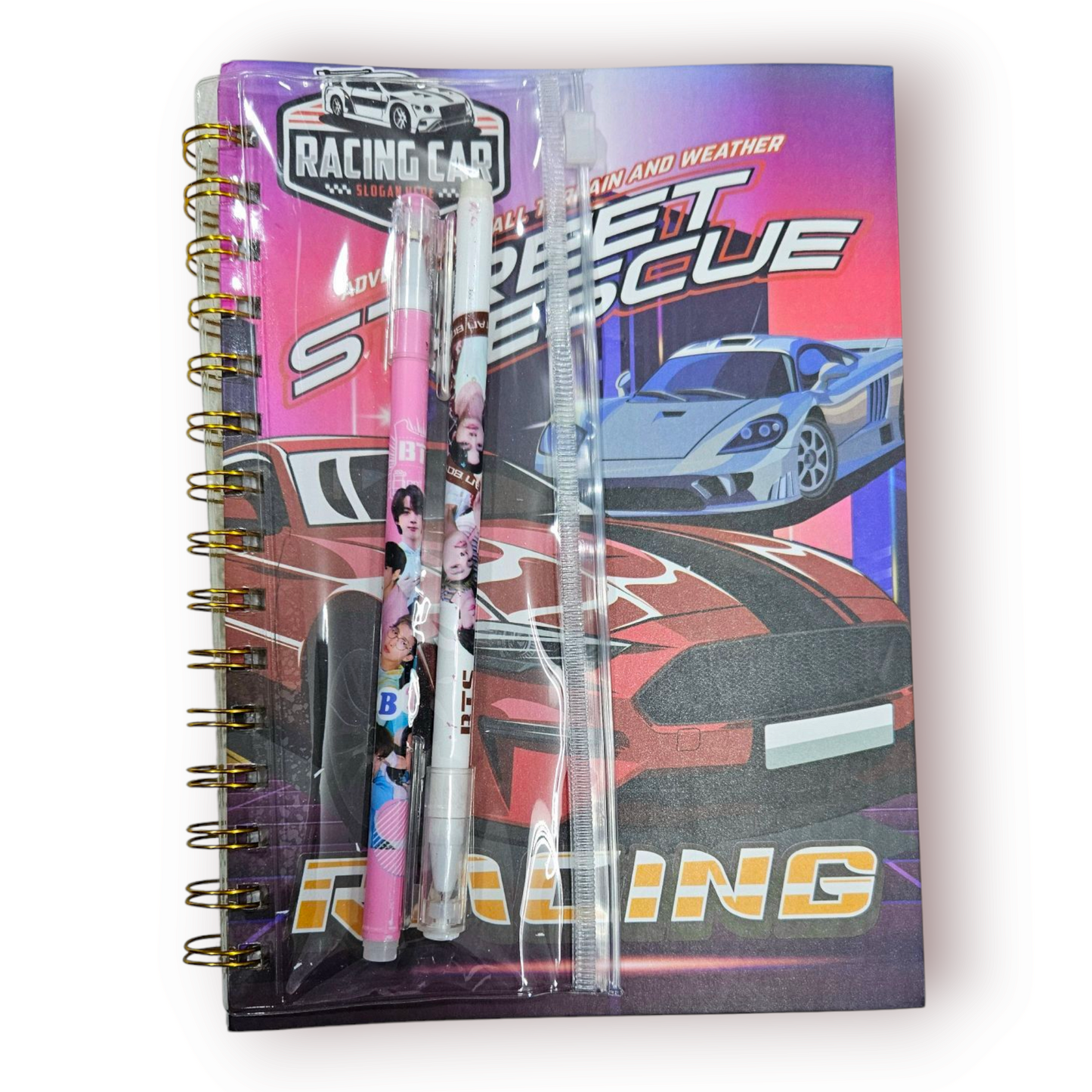 Boys notebook Racing