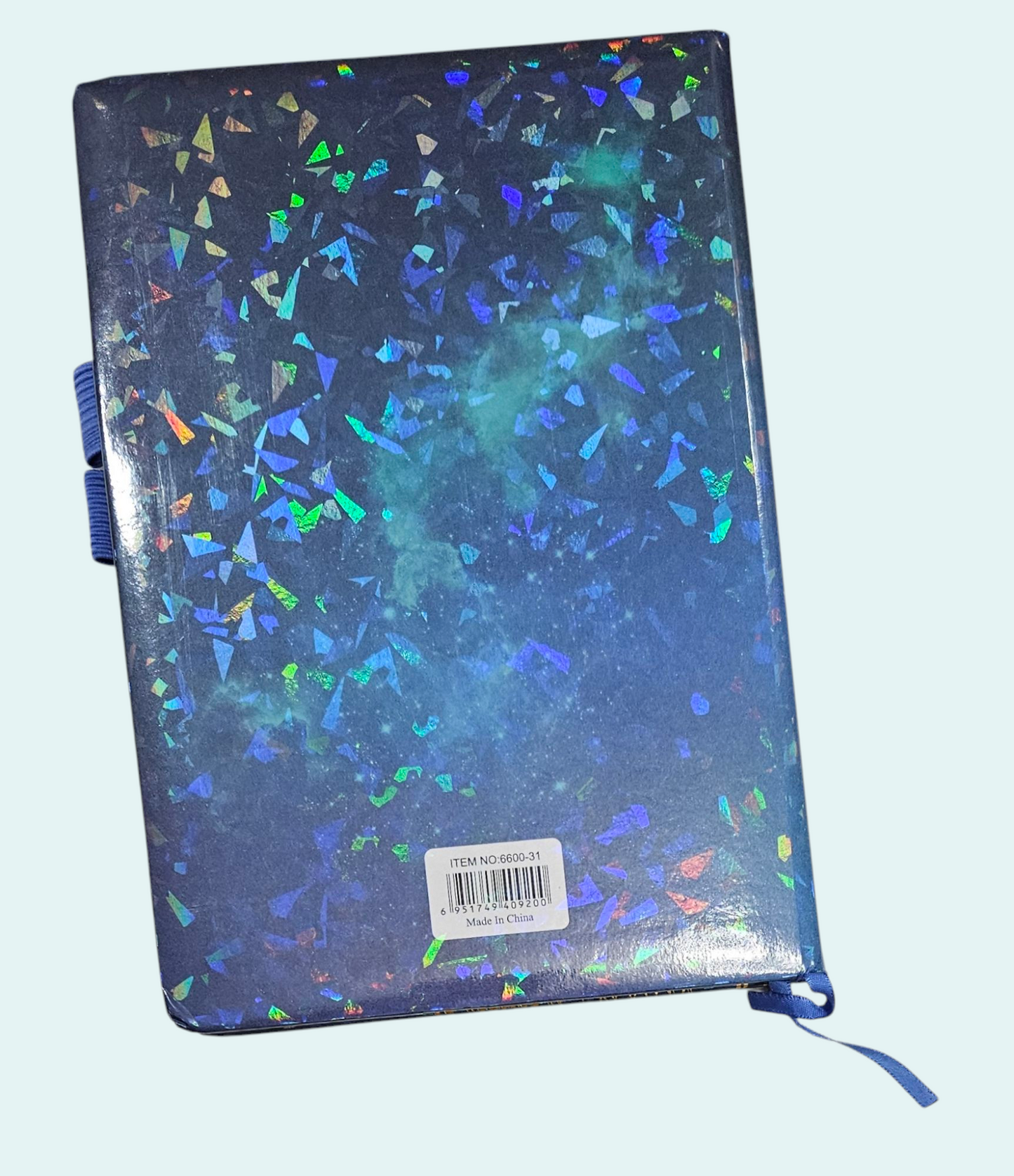 Holographic neon notebook