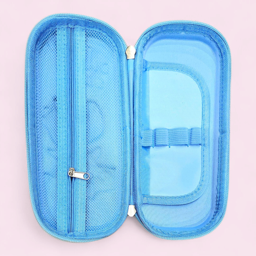 Zipper Fiber Pencil Pouch Dino (Geometry Case) # 5902