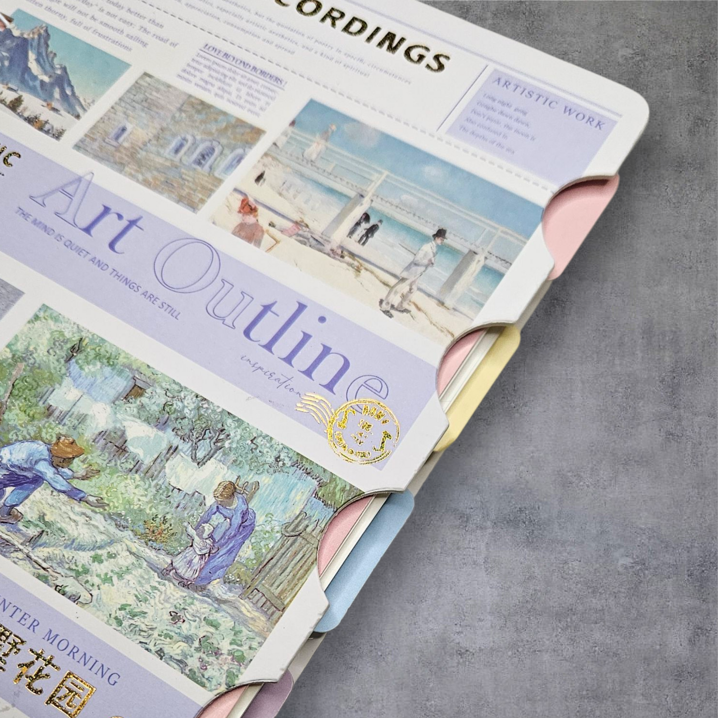 Van Gogh Art World Hardback Ring Notebook A5