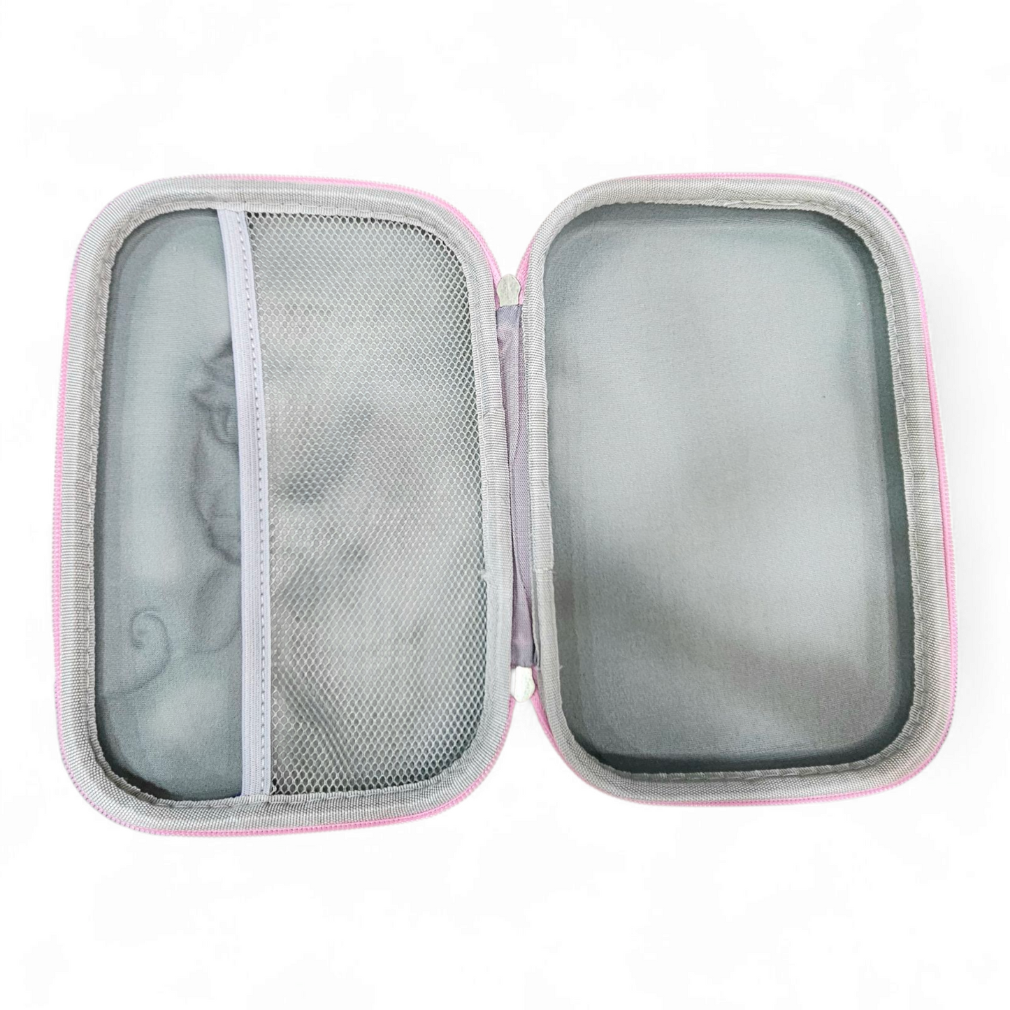 Frozen pencil pouch in hard fabric