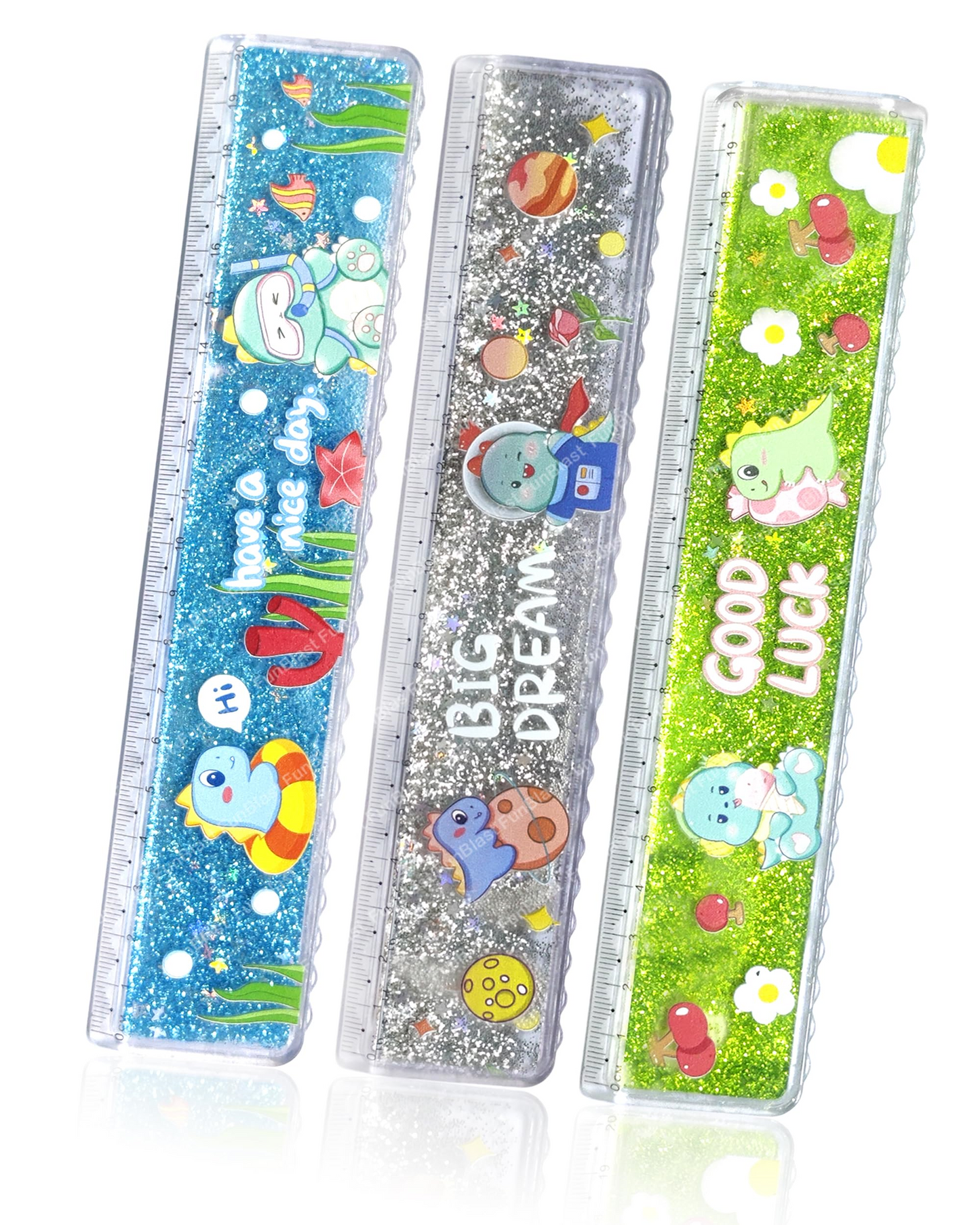 Dino Scale with shimmery Water -  8 Inch