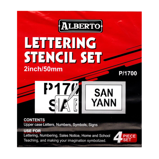 Alberto Stencil Set P/1700 (4 Pcs Set)