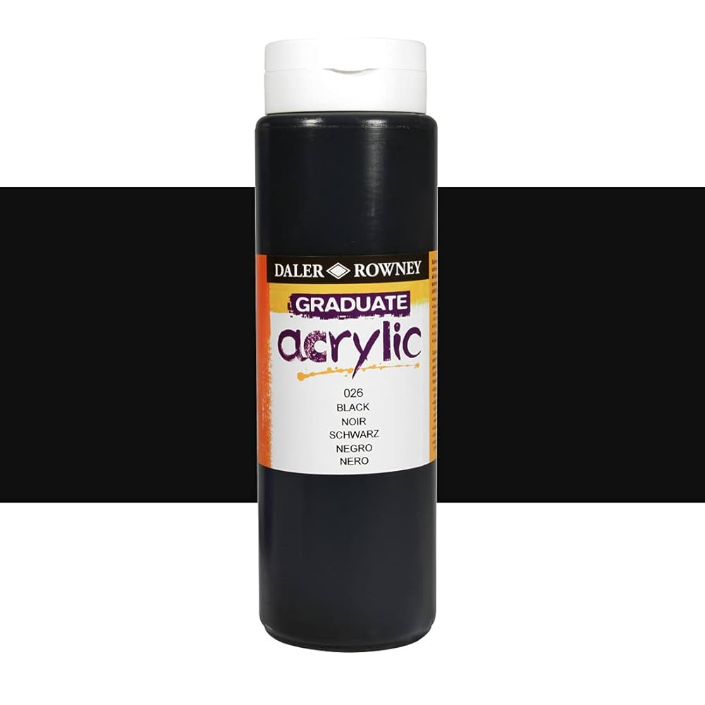 Daler Rowney Graduate Acrylic 500ml Jars In Artist Quality