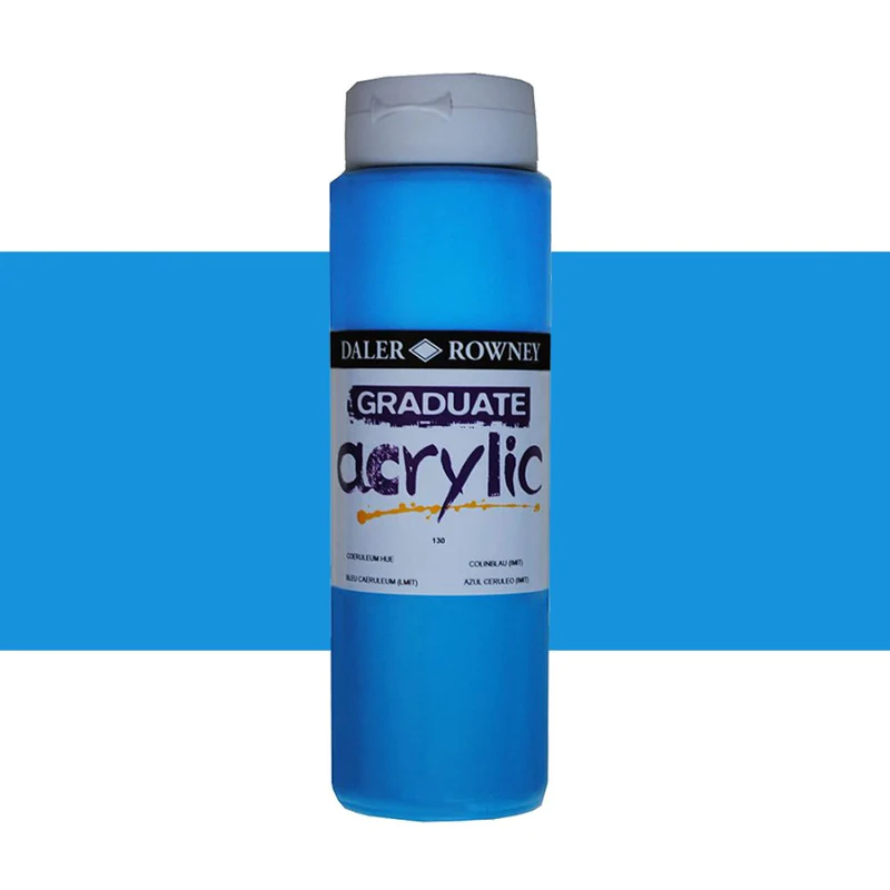 Daler Rowney Graduate Acrylic 500ml Jars In Artist Quality