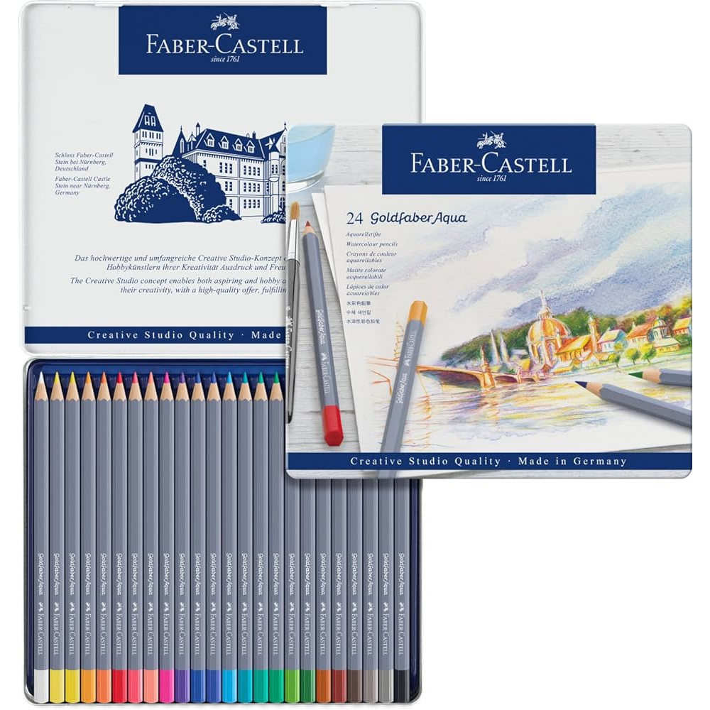 Faber Castell Goldfaber Aqua Water Color Pencils