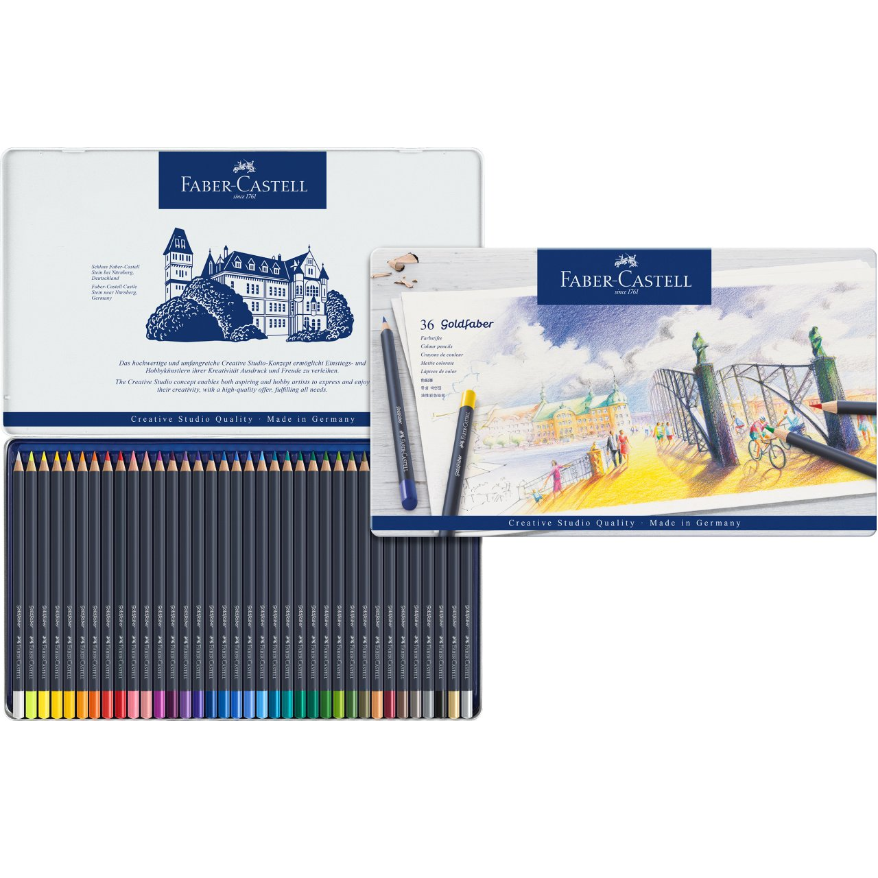 Faber Castell Goldfaber Aqua Water Color Pencils