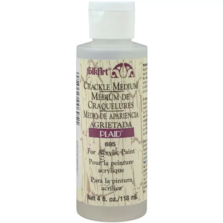 Folk Art Crackle Medium 118ml For Cracking Acrylic Paint