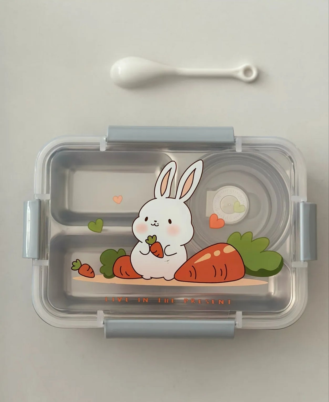 Stainless steel large lunch box for kids