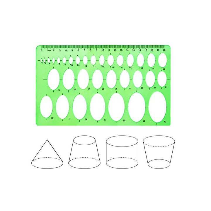 Oval Stencil Template