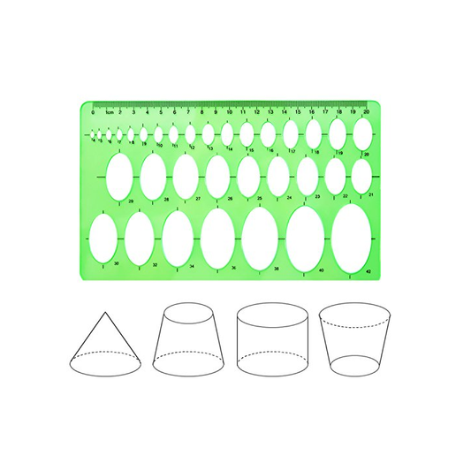 Oval Stencil Template