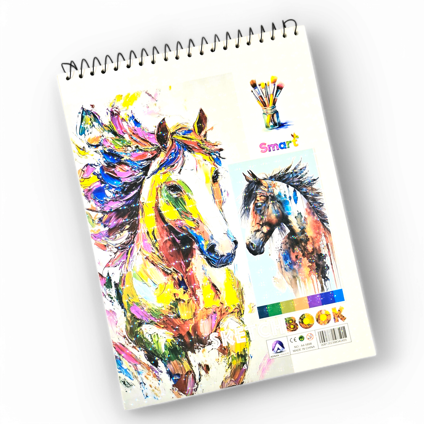 Premium sketch book with fine and granes paper quality