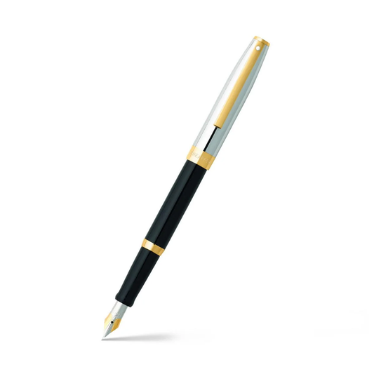 Sheaffer Sentinel 9475 Black Bral Chrome Cap GT FP