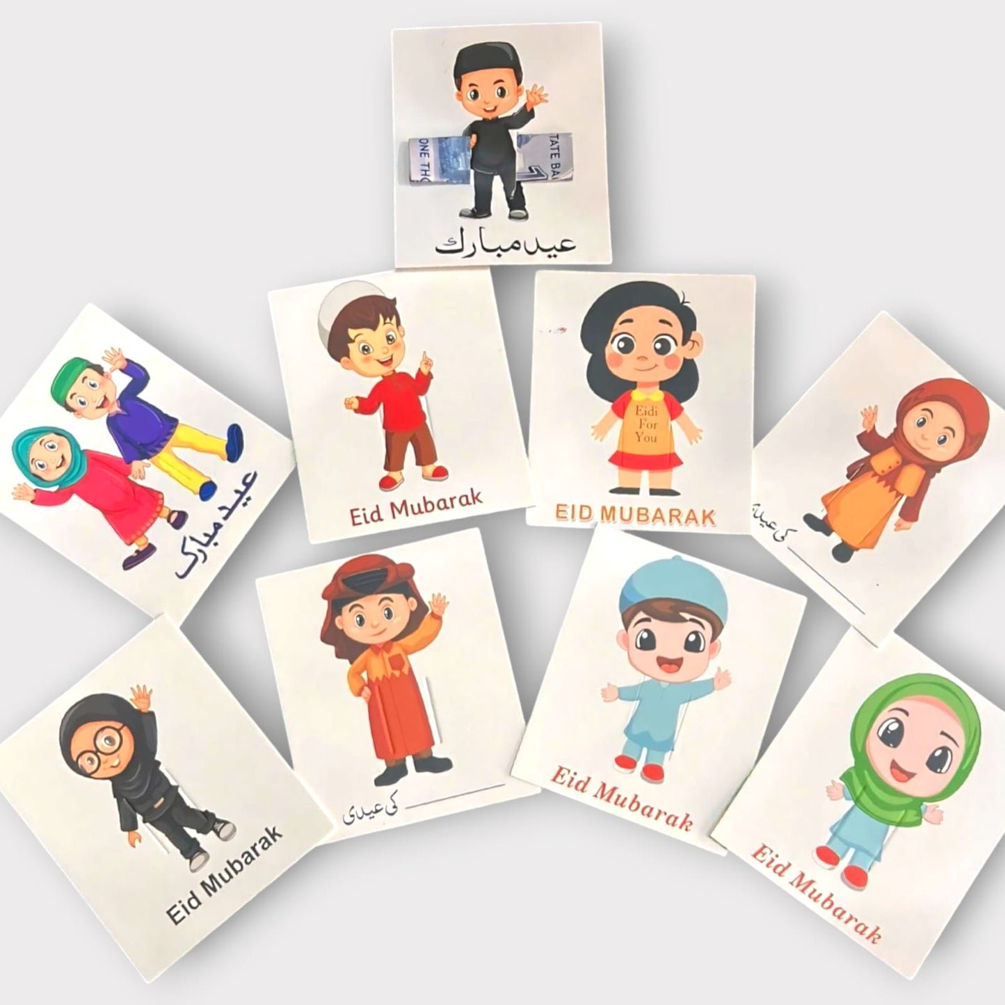 Eidi Tuck Cards (Pack of 6) Single Packet