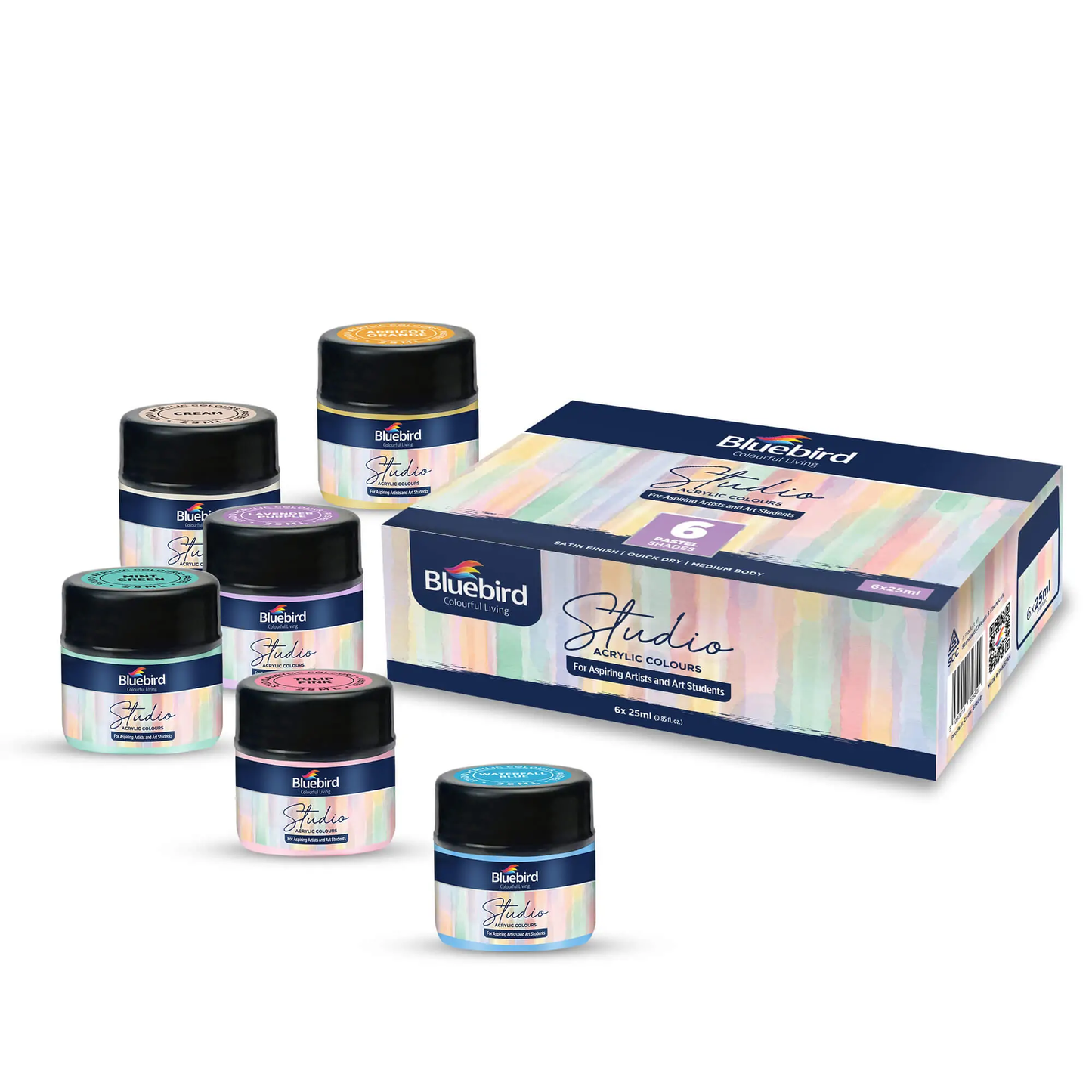 Bluebird Studio Acrylic 25ml Set Of 6