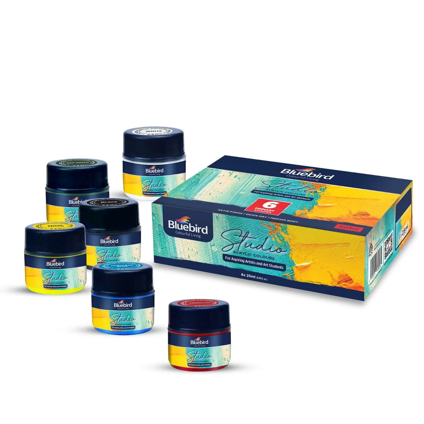 Bluebird Studio Acrylic 25ml Set Of 6