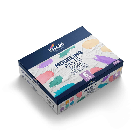 Bluebird Modeling Paste Colored 150 Grm Set Of 6