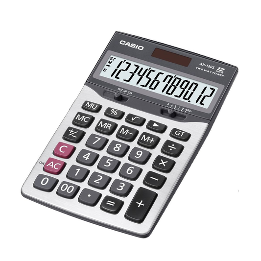Casio Calculator AX-120S