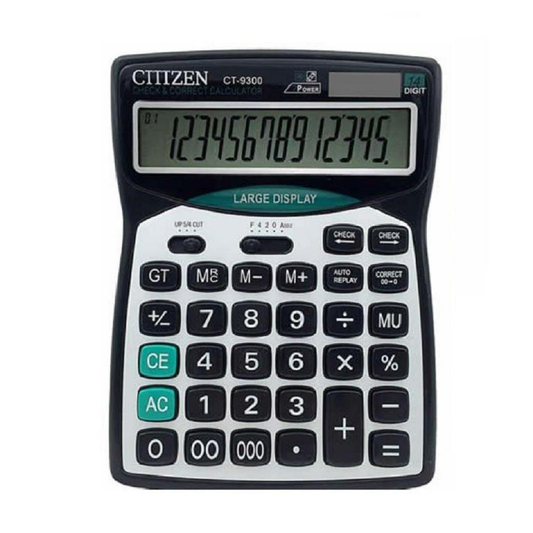 Citizen Calculator CT-9300