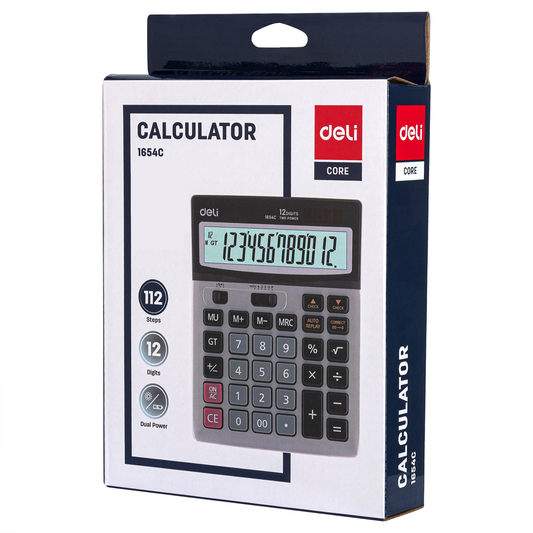 Deli Calculator 1654C 12 Digit