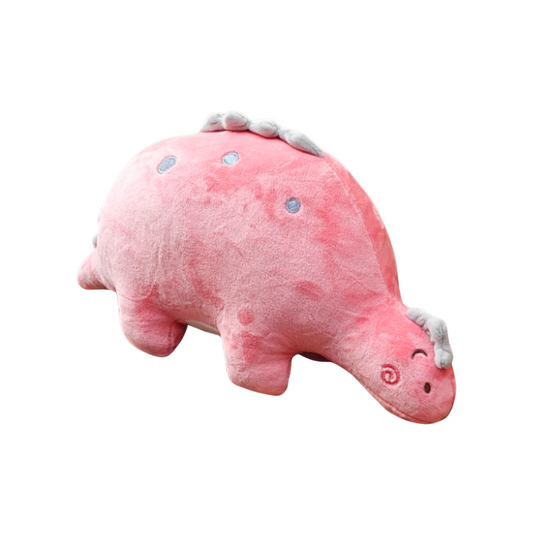 Pink Dino Stuff Toy 15x5inches