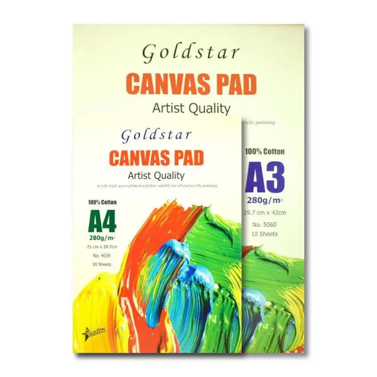 Gold Star Canvas Pad