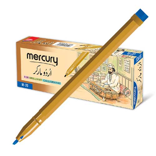 Mercury Fibre Urdu Marker Pack Of 10