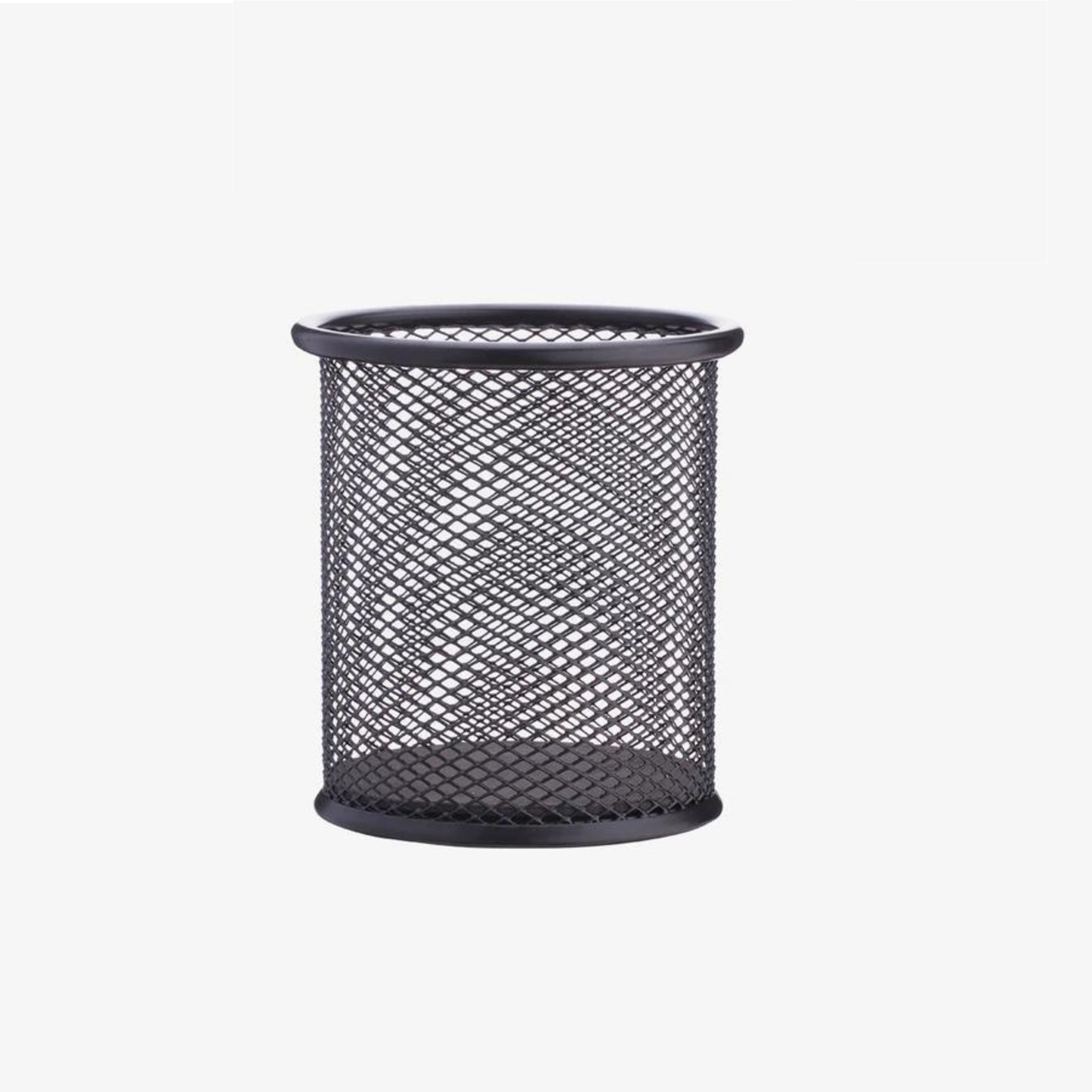 Metal Mesh Pen Jar Black