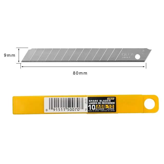 Olfa ASB-10 Spare Blade (Pack Of 10 Blades)