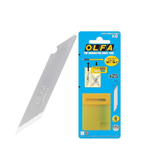 Olfa KB Spare Blade (Pack Of 25 Blades)
