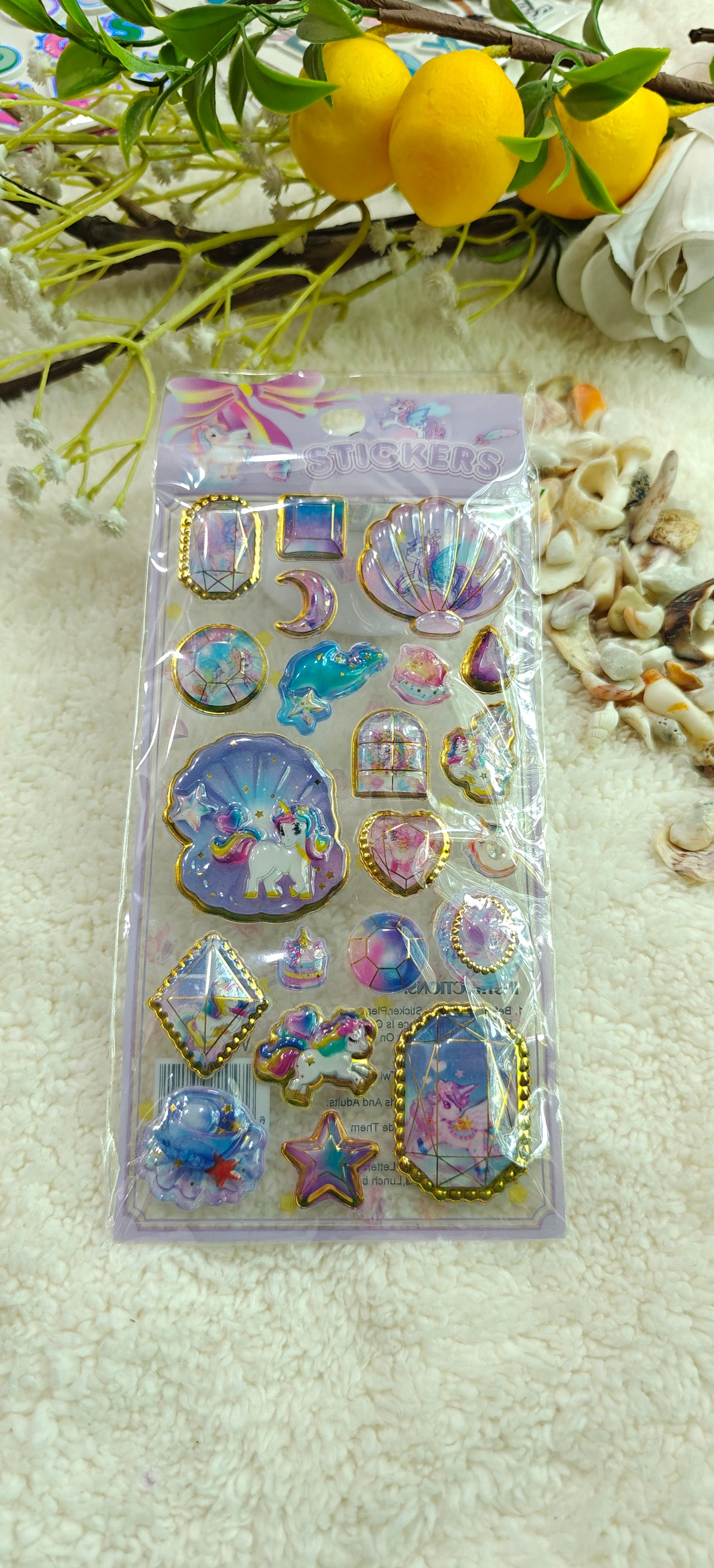 3d unicorn stickers (WX-KA)