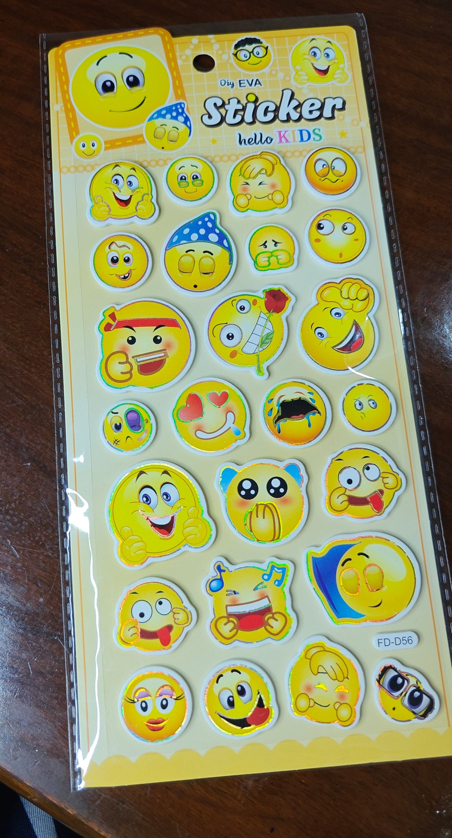 Foamic stickers (no. B)
