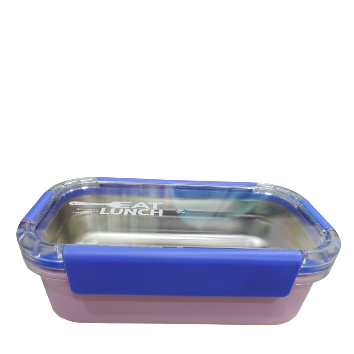 Stainless steel lunchbox with spoons (6906)