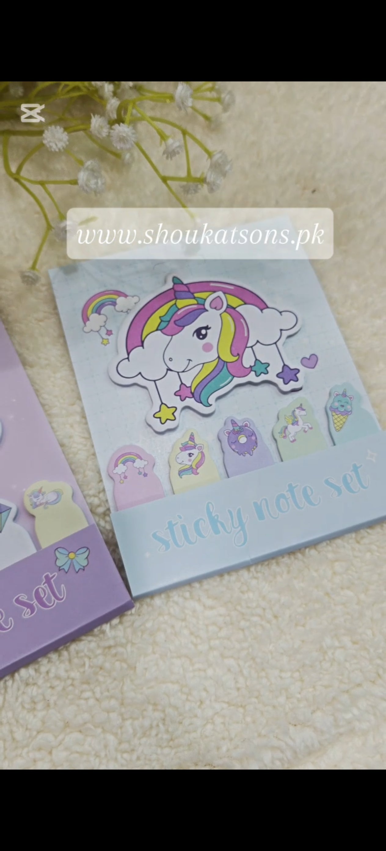 Unicorn sticky notes