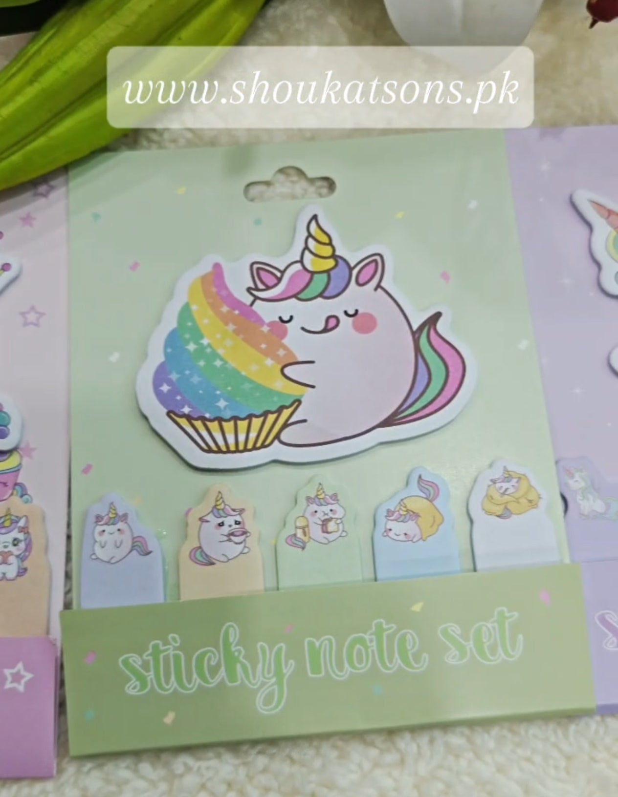 Unicorn sticky notes