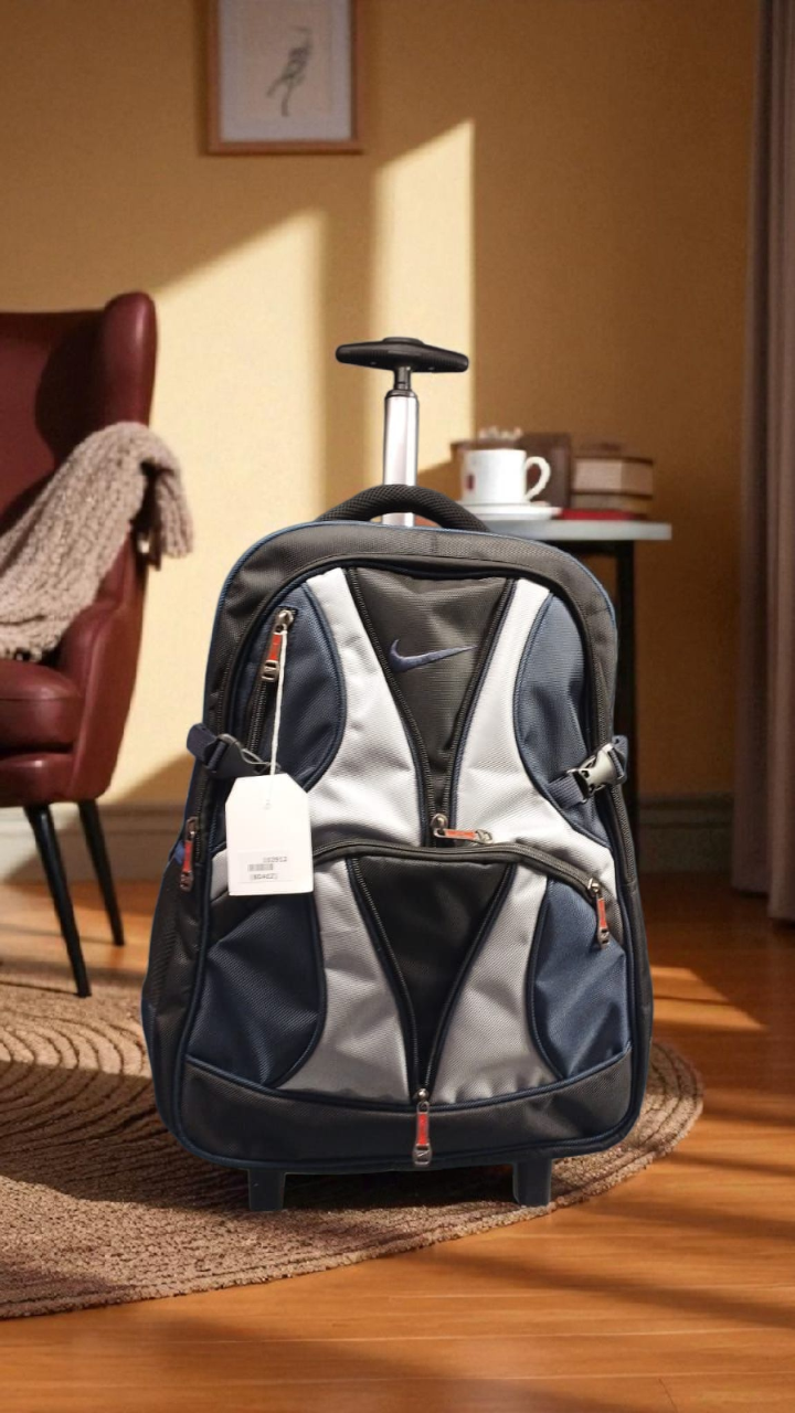 School bag with trolly