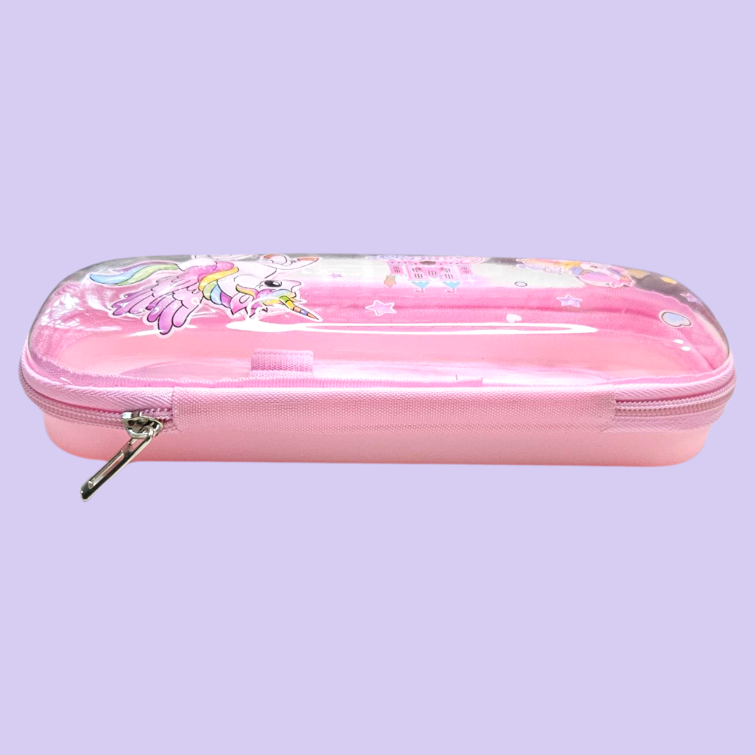 Zipper Pencil Pouch PVC Transaction Top
