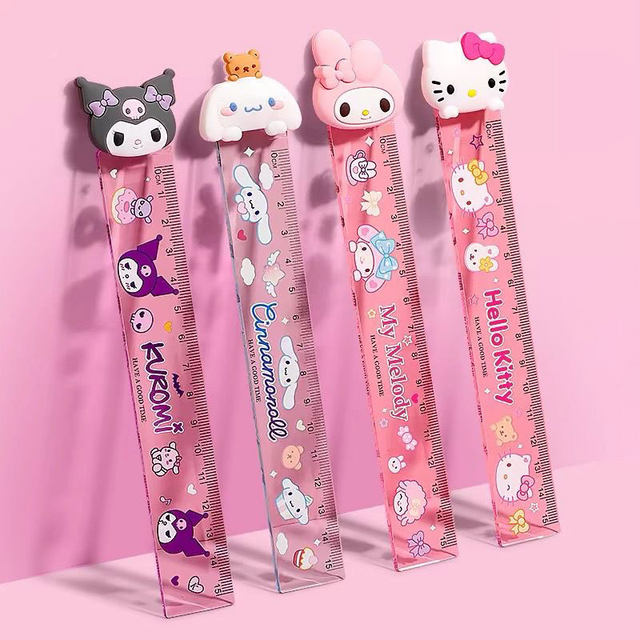 Sanrio Ruler/Scale 15 cm- 6 inches