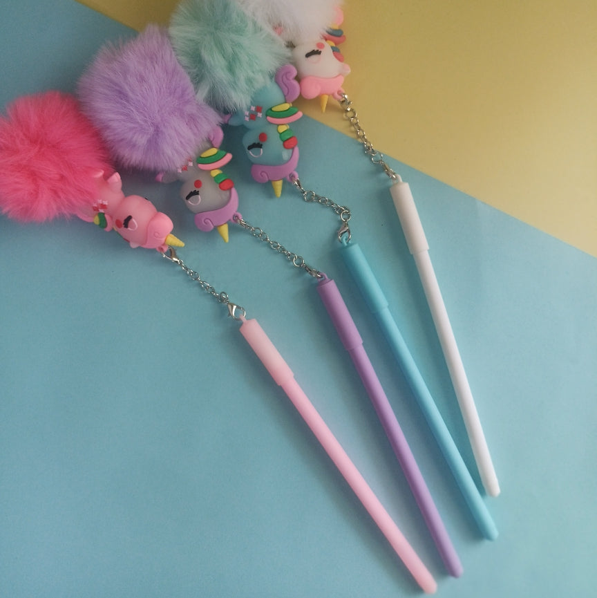 Fur Unicorn gel pen