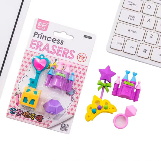 Princess  DIY Erasers set