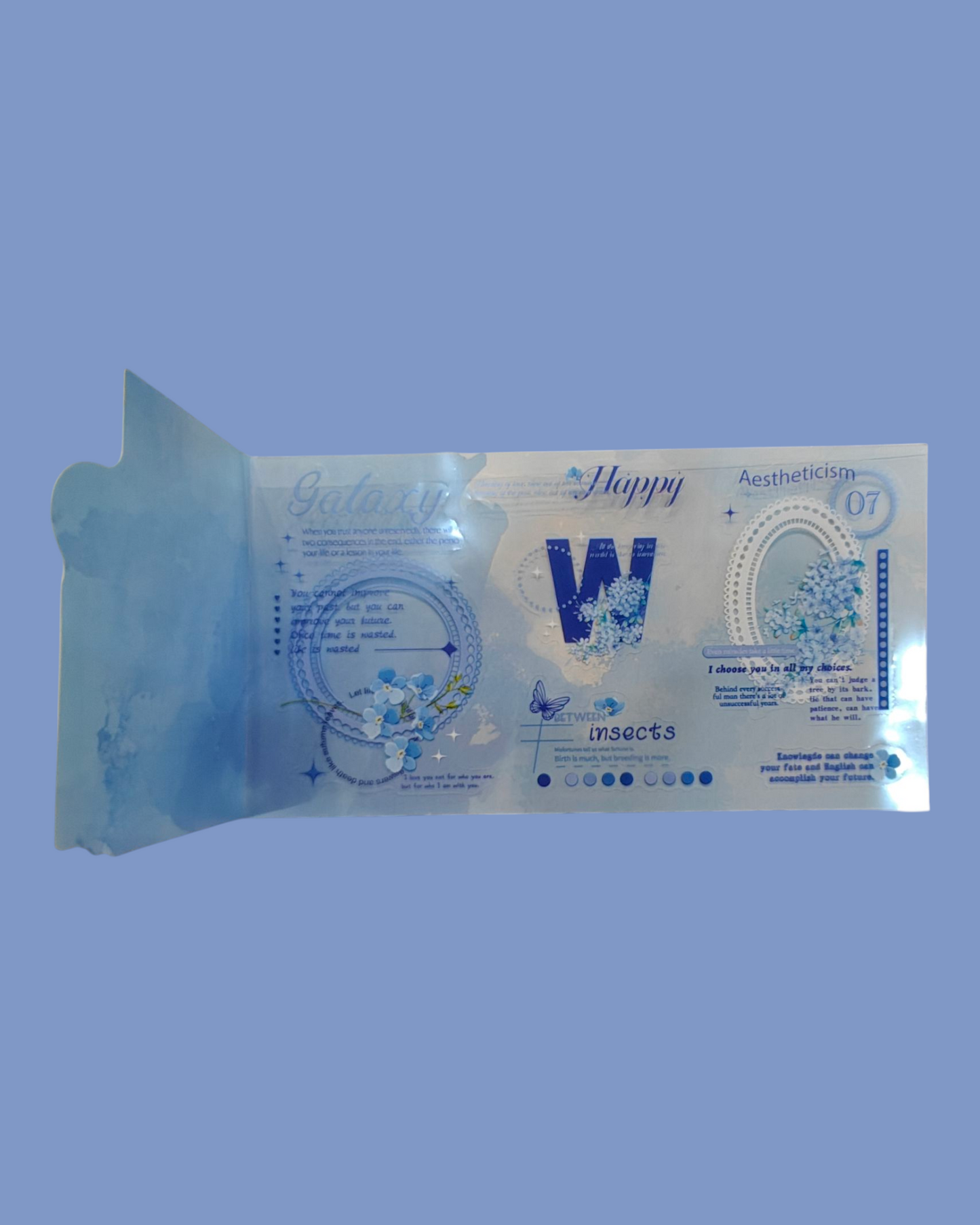 Blue lace sticker #SLFH