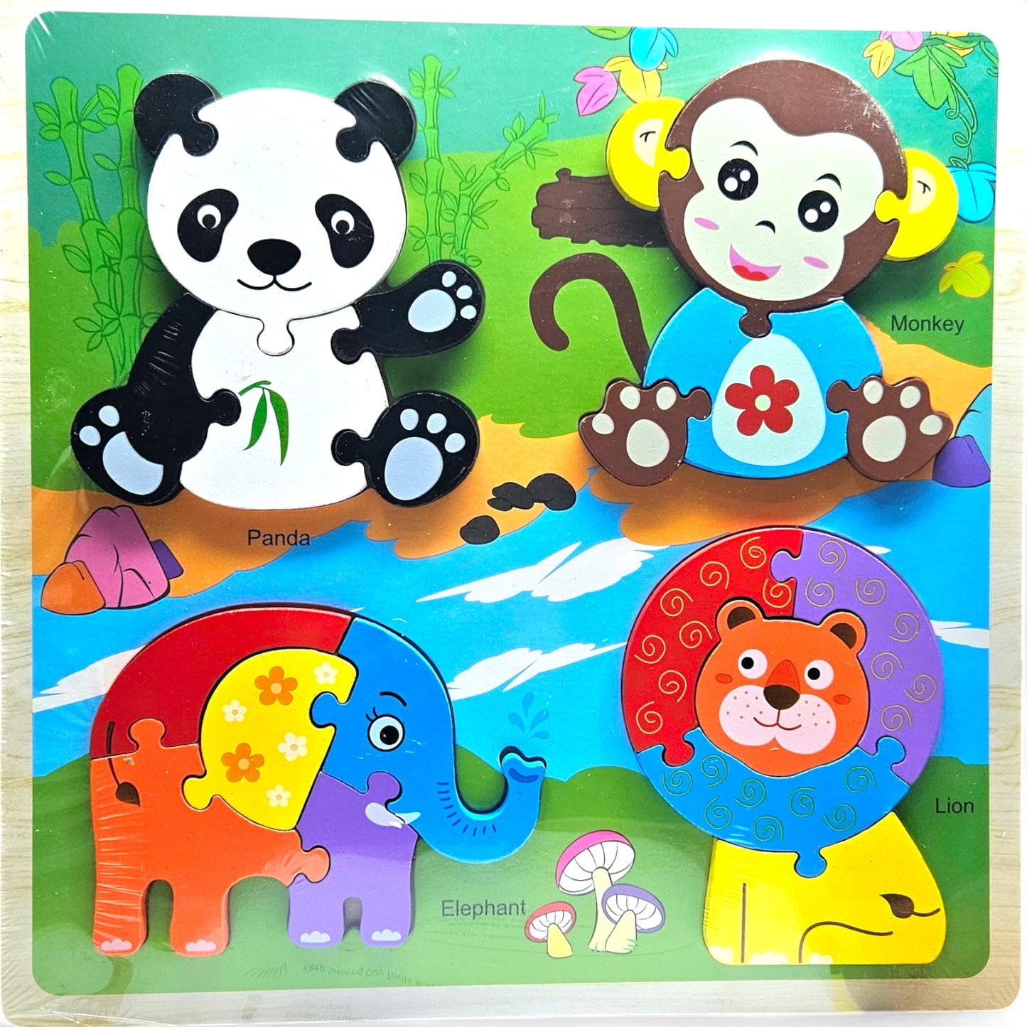 Wooden Puzzle 11 x 11 Inch #1902-275
