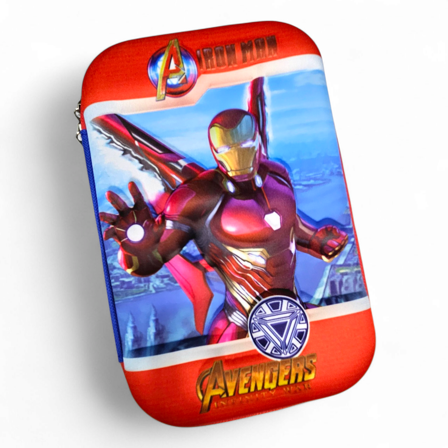 Zipper Pencil Pouch XL # 168 3D iron man