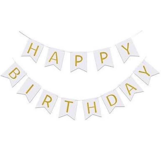 Happy birthday banner
