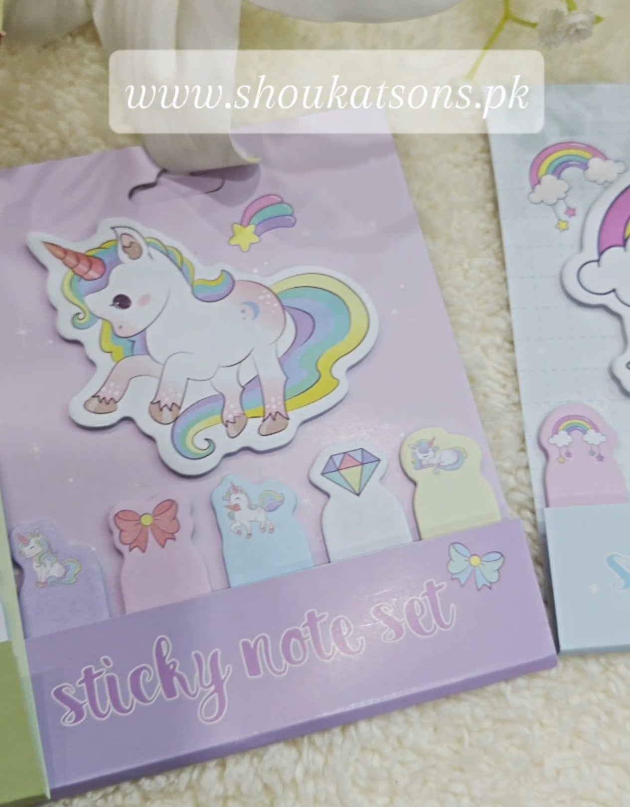 Unicorn sticky notes