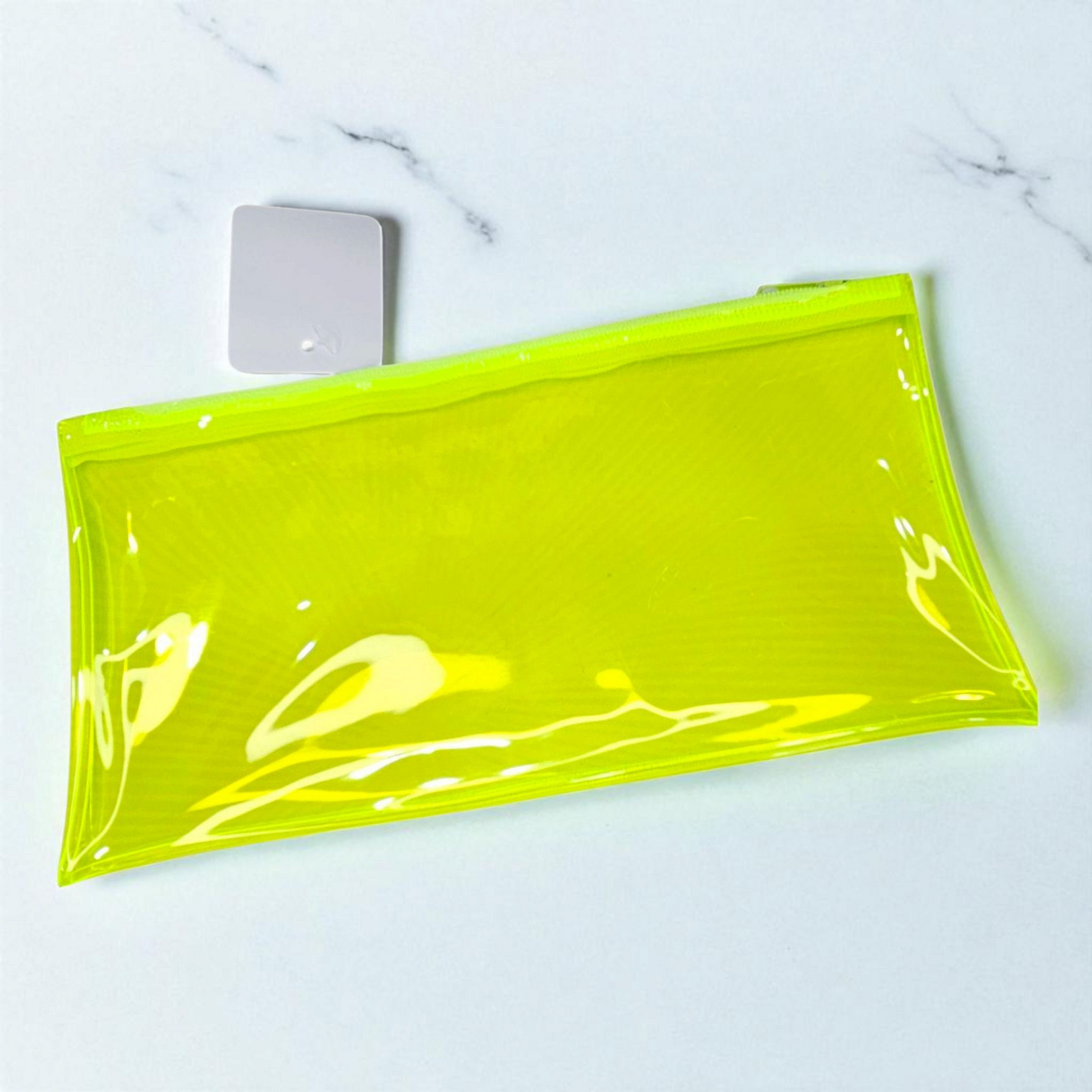 Transparent Zipper Pouch A6 Plain Multi Color Single Pcs