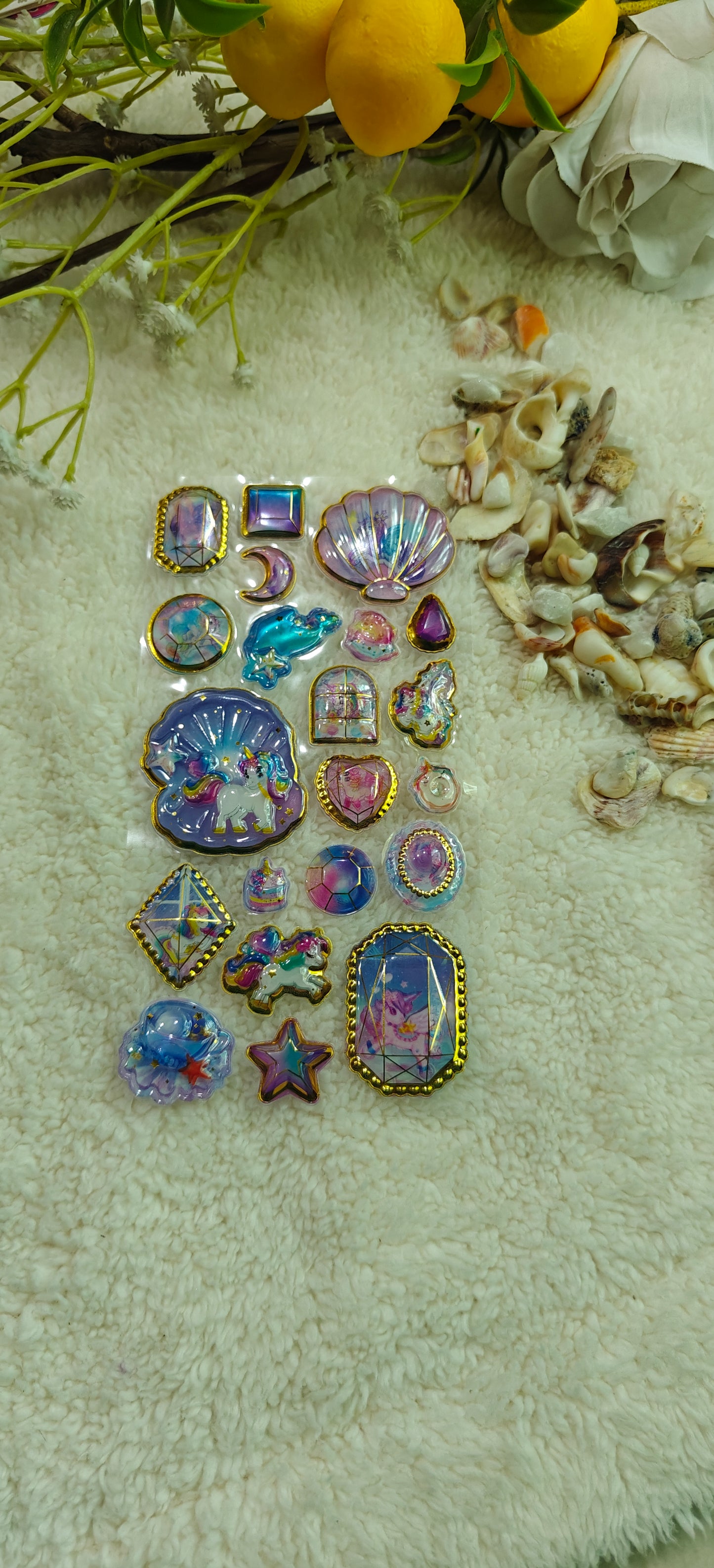 3d unicorn stickers (WX-KA)